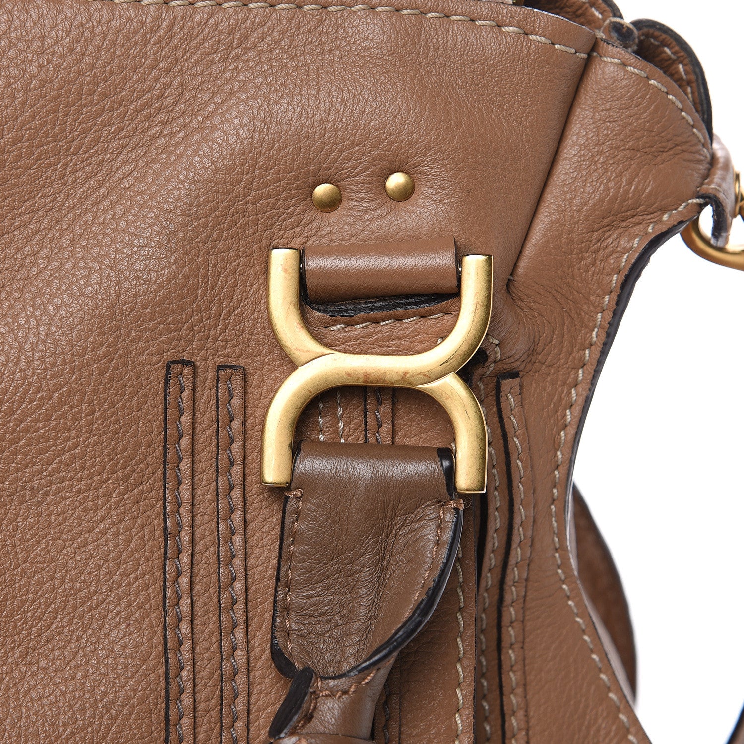 Chloe Calfskin Medium Marcie Satchel Nut 13 of 15