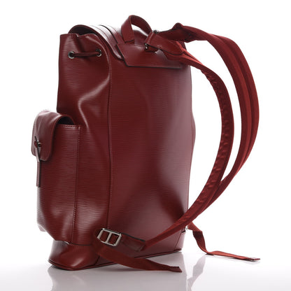 Louis Vuitton Epi Christopher Backpack PM Pomodoro 3 of 7