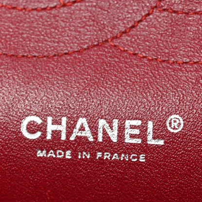 Chanel Patent Quilted Jumbo Double Flap Red 6 of 10
