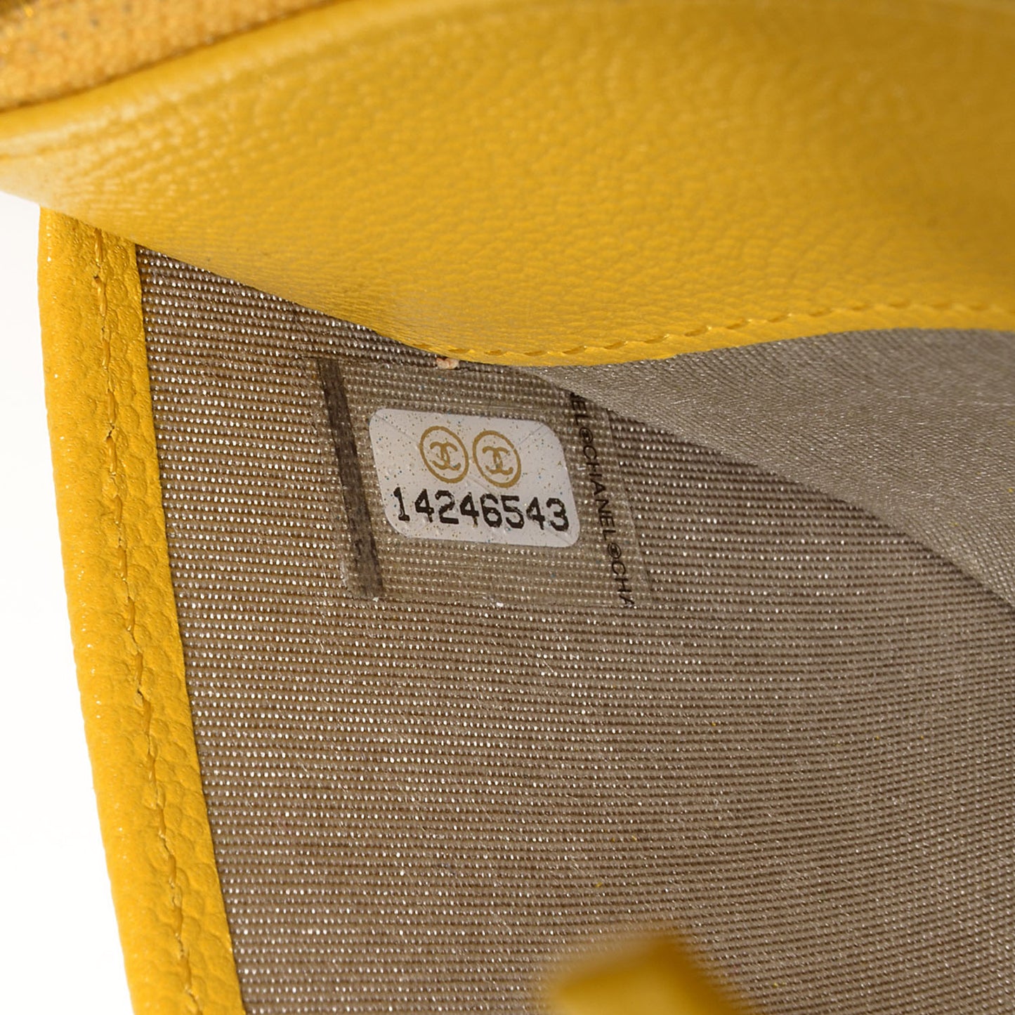 Caviar Sevruga Wallet on Chain WOC Yellow