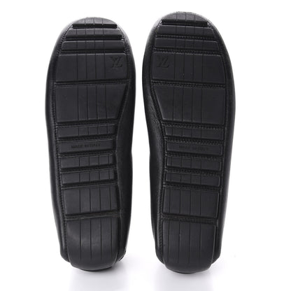 Louis Vuitton Calfskin Racetrack Moccasin Loafers 10.5 Black 5 of 16