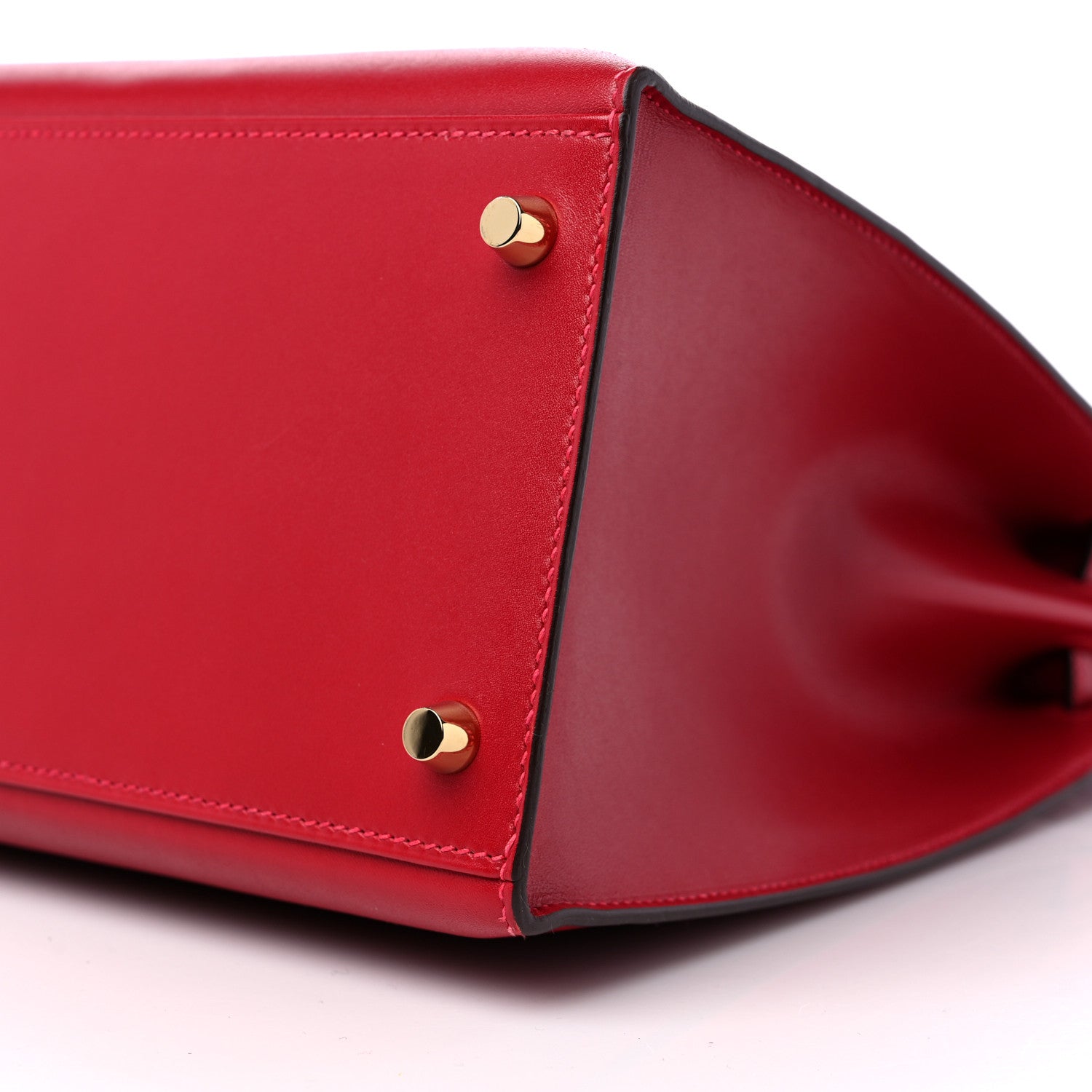Hermes Tadelakt Kelly Sellier 35 Rouge Vif 9 of 9