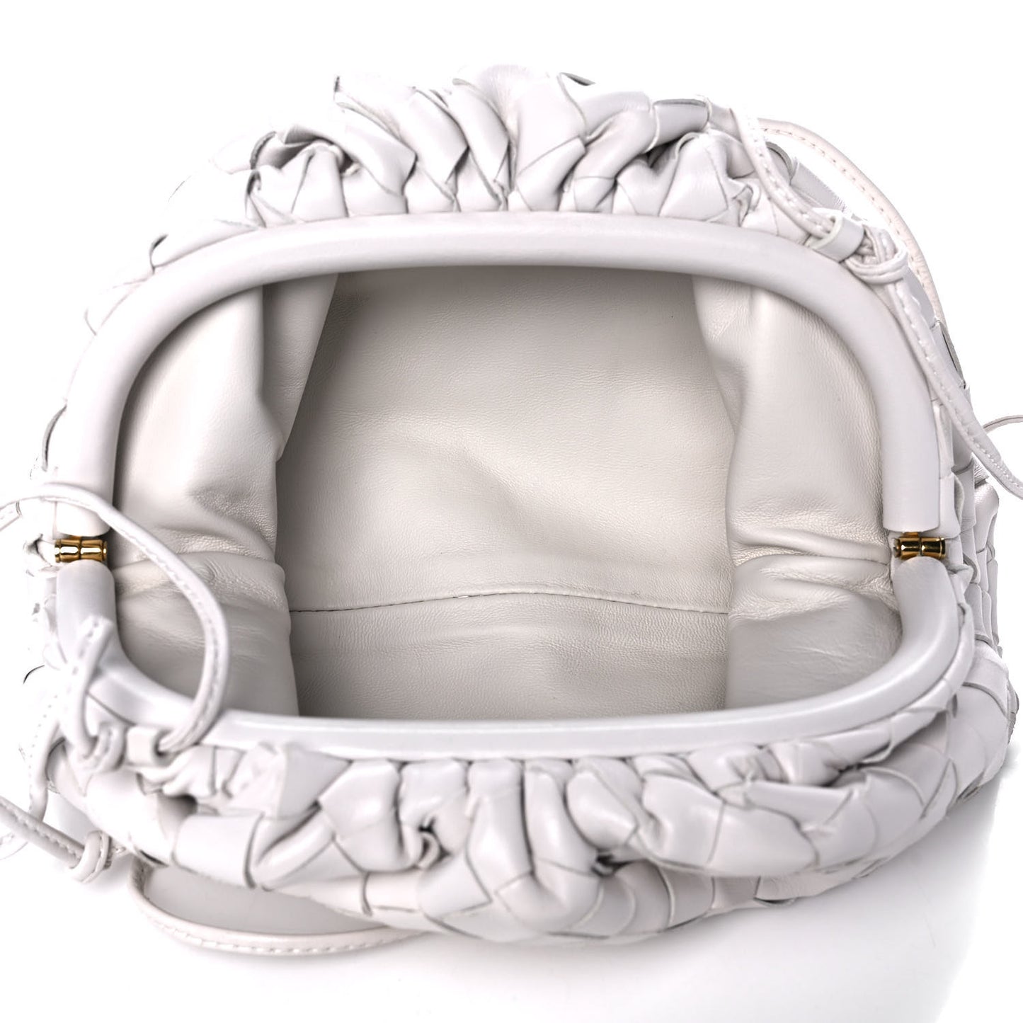 Nappa Intrecciato The Mini Pouch Chalk