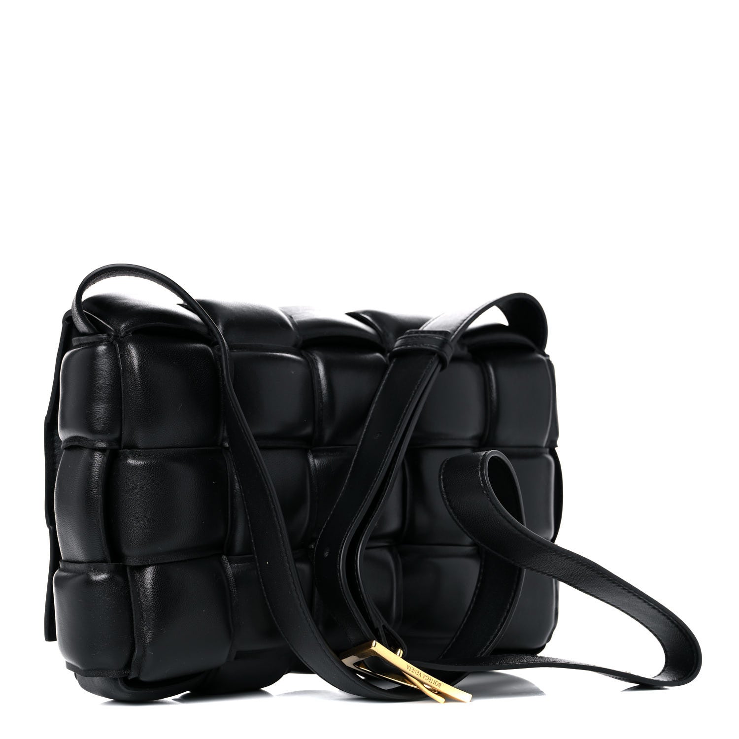 Bottega Veneta Nappa Maxi Intreccio Padded Cassette Crossbody Bag Black 3 of 10