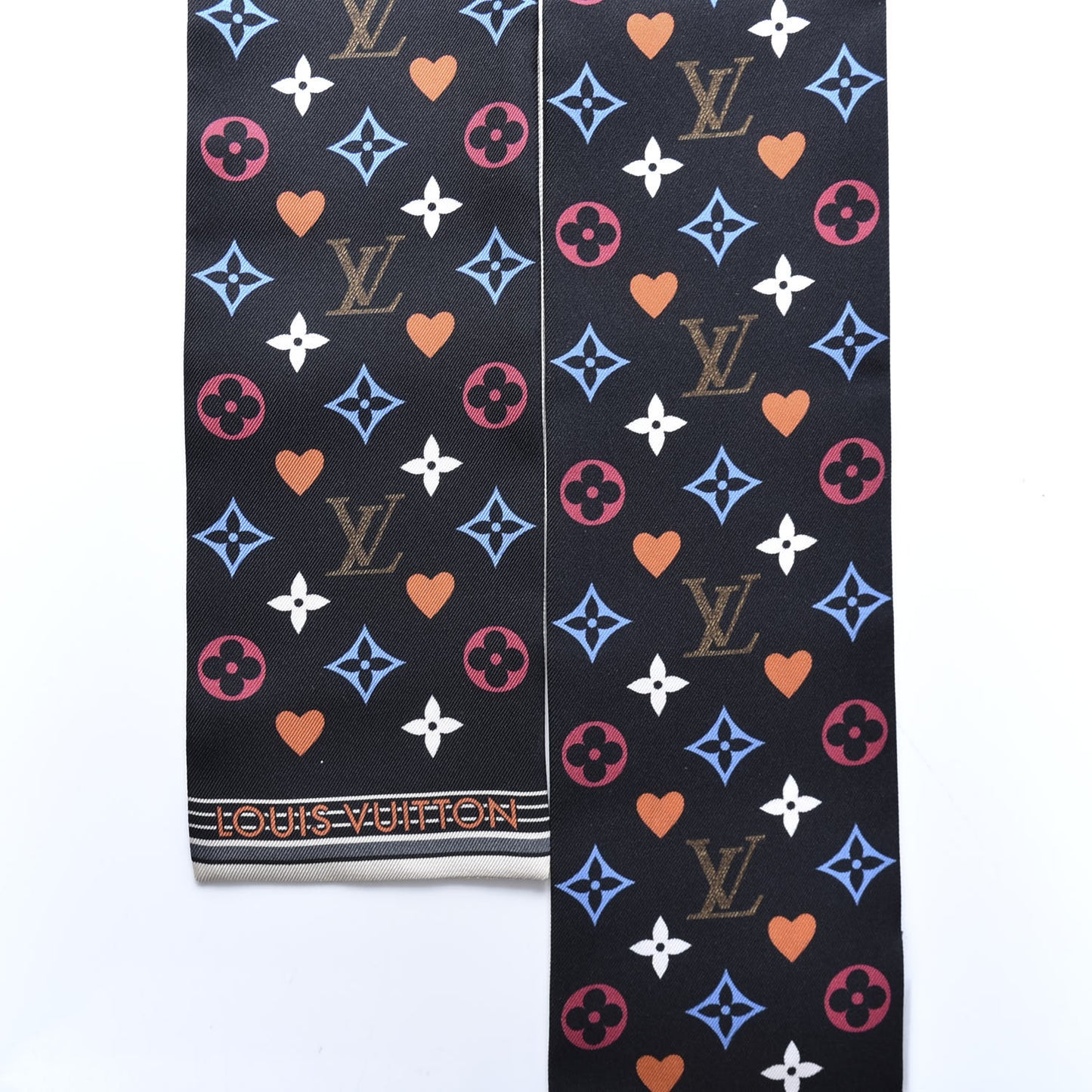 Silk Game On Bandeau Black White