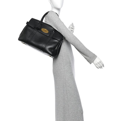 Mulberry Small Classic Grain Bayswater Black 2 of 9