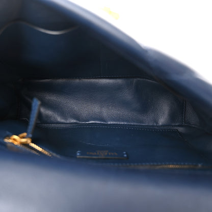 Valentino Garavani Nappa Large Roman Stud Shoulder Bag Marine 5 of 9