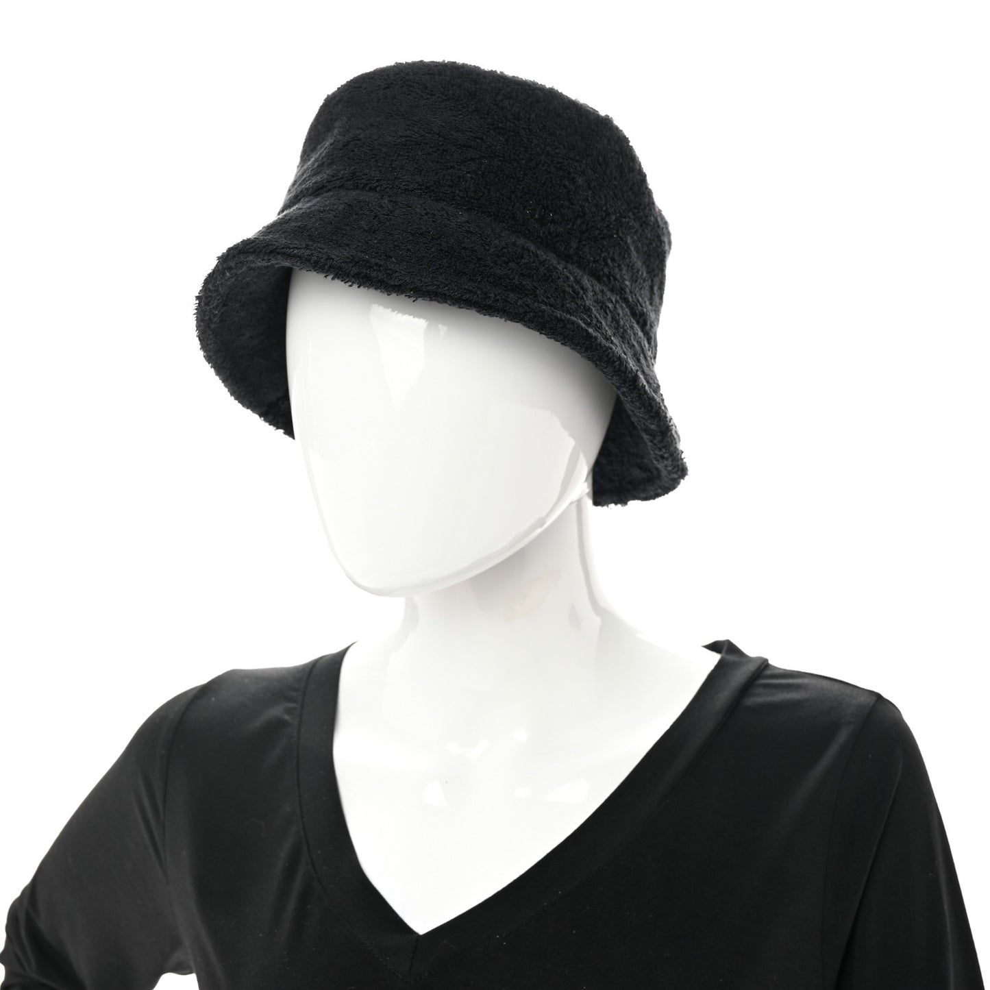 Terry Cloth CC Bucket Hat M Black