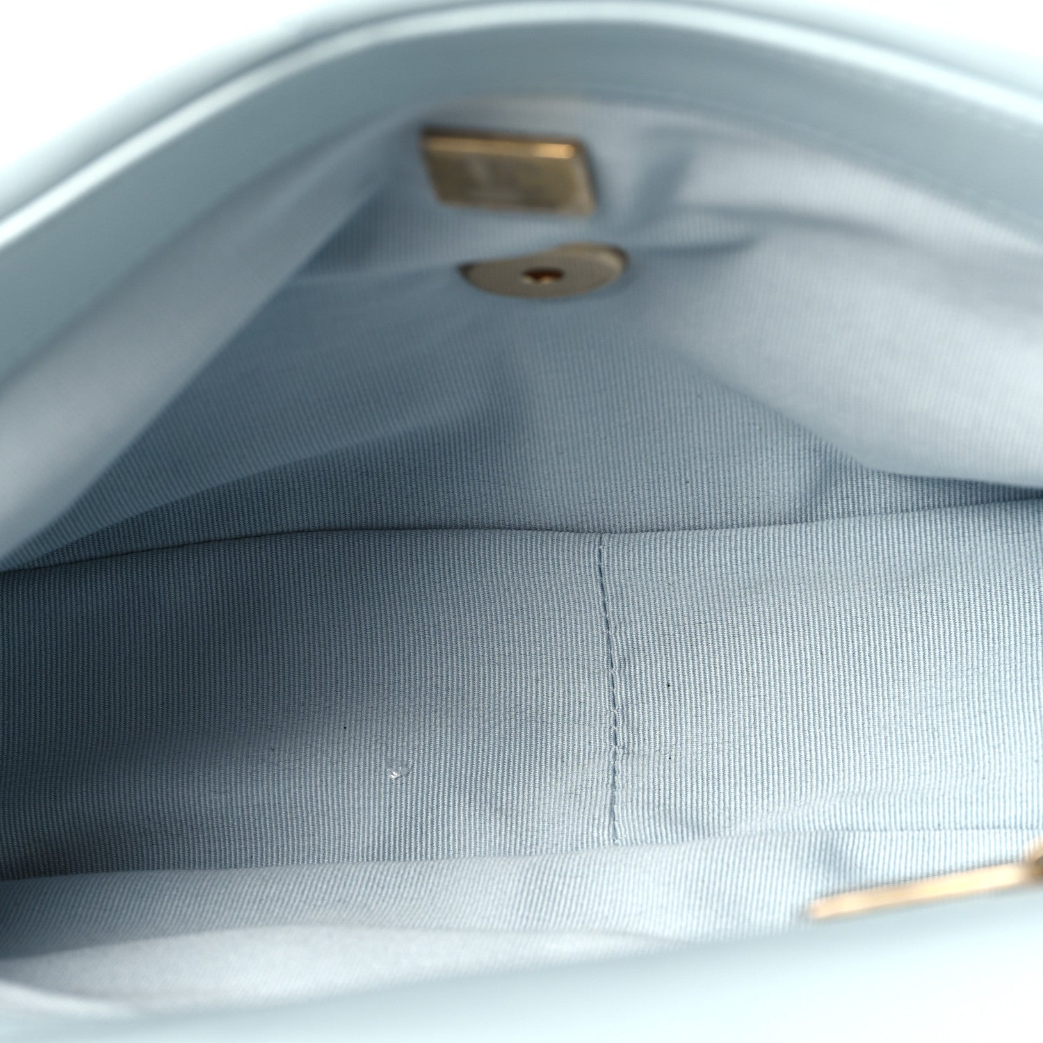 Chanel Lambskin Quilted Medium Chanel 19 Flap Light Blue 5 of 10