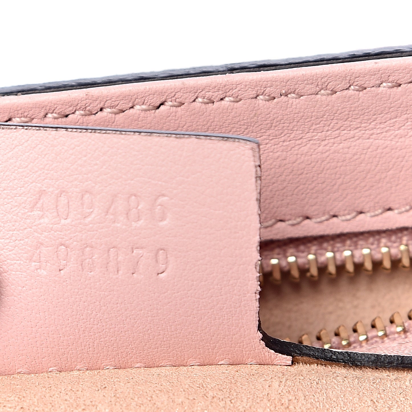 GG Supreme Monogram Calfskin Medium Padlock Shoulder Bag Beige Perfect Pink