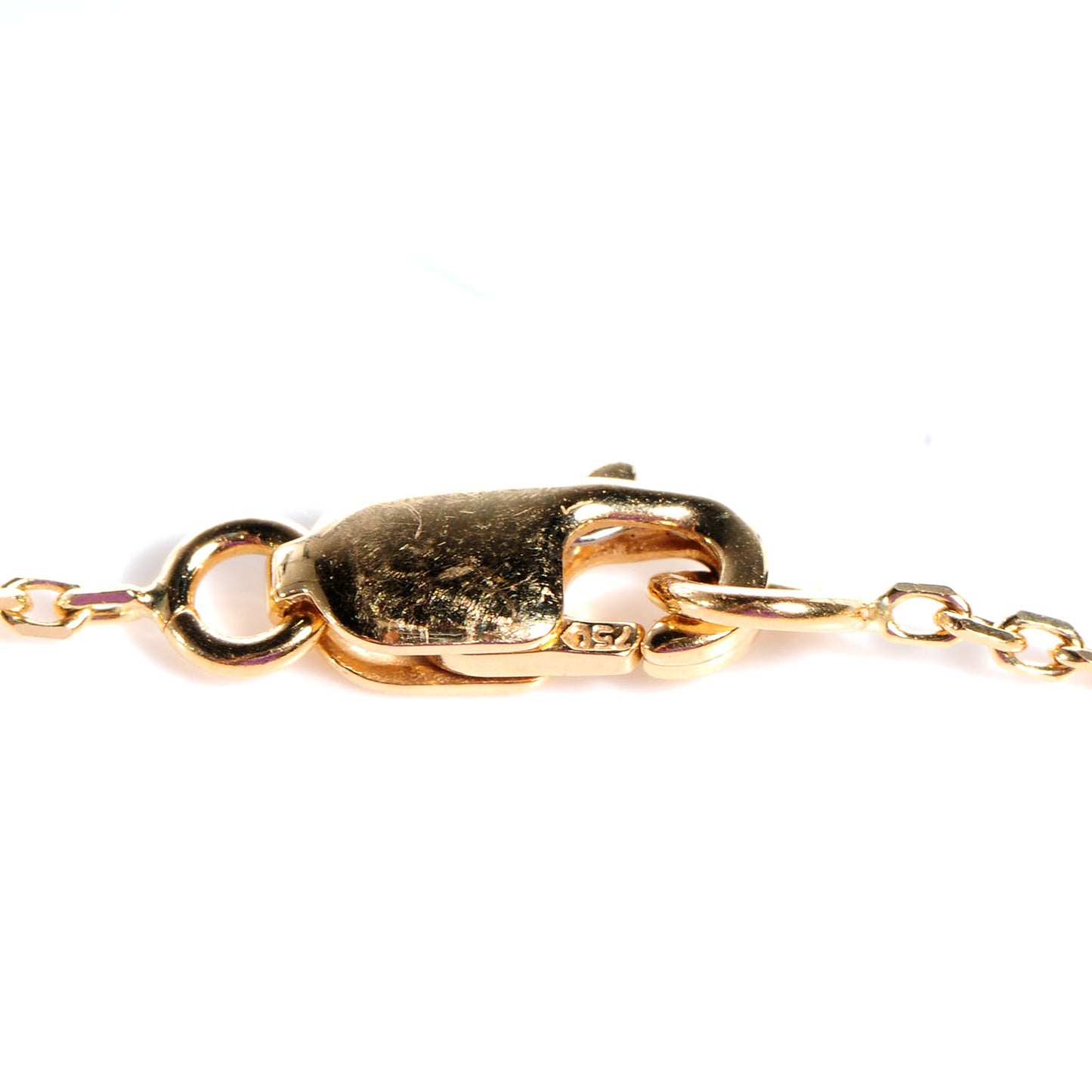 18K Yellow Gold Mother of Pearl Sweet Alhambra Butterfly Bracelet