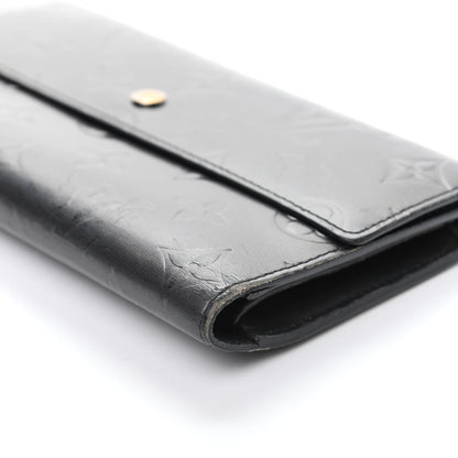 Louis Vuitton Mat Monogram Porte Tresor International Black 9 of 9