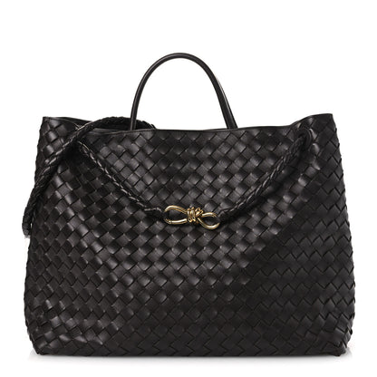 Bottega Veneta Nappa Intrecciato Large Andiamo Shoulder Bag Fondant 1 of 9