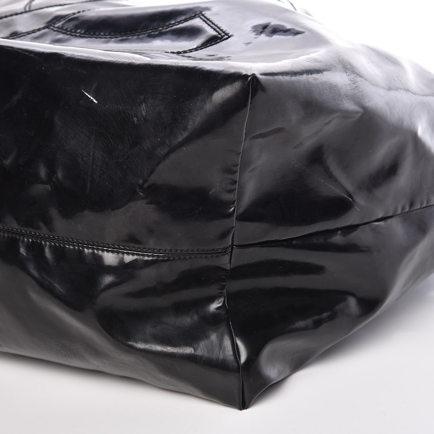 Chanel Vinyl XL Coco Cabas Black 11 of 17