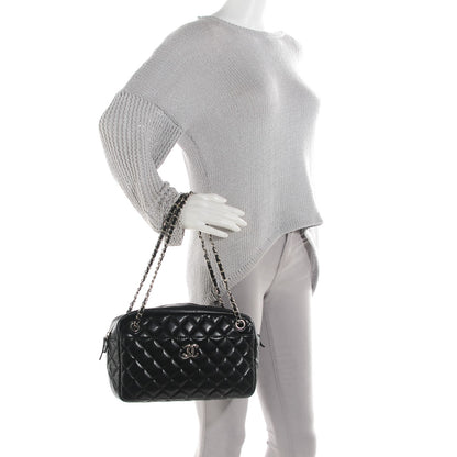 Chanel Lambskin Quilted Medium Camera Case Black 2 of 7
