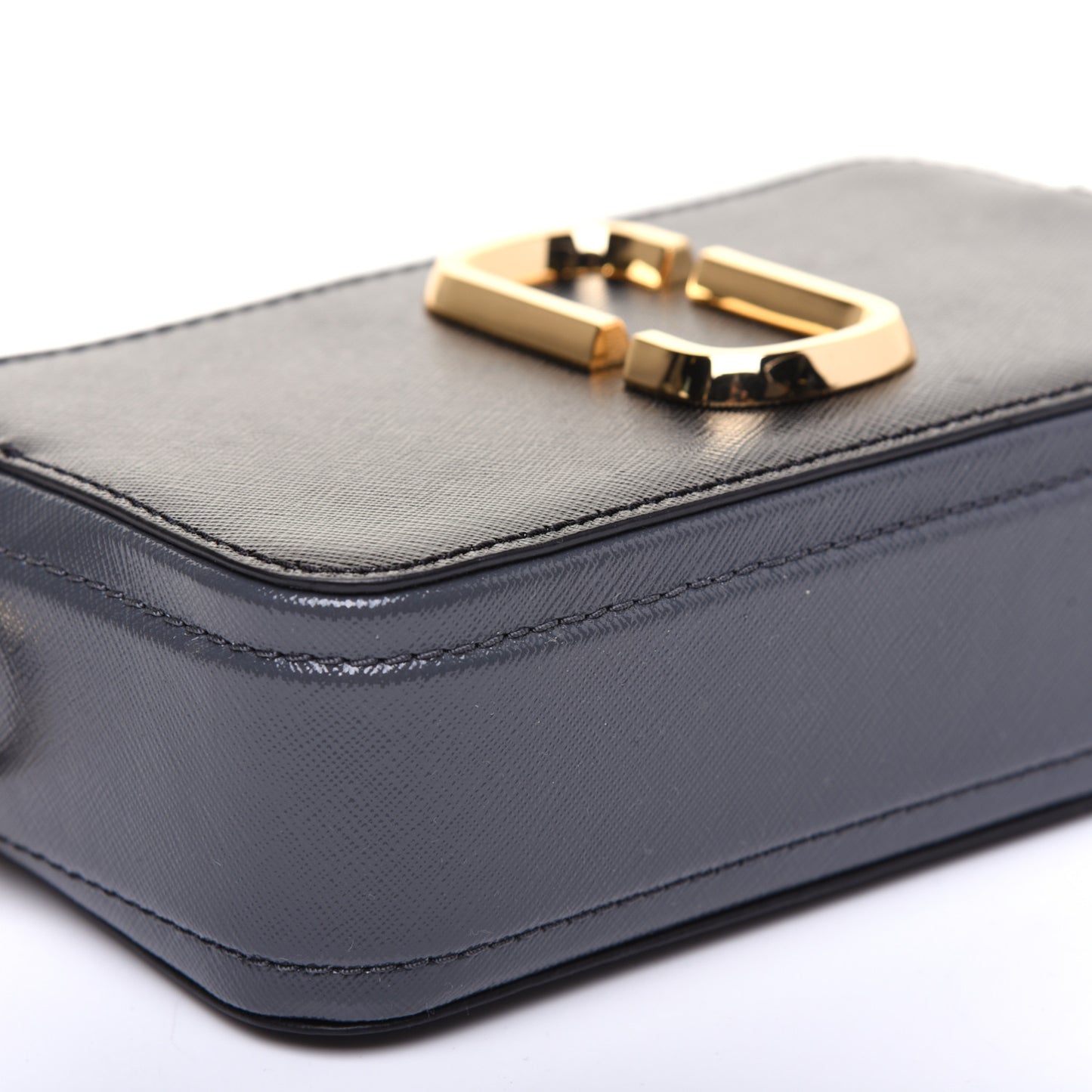 Saffiano Small Snapshot Camera Bag Black