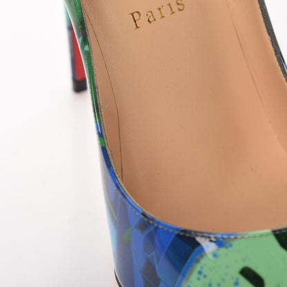 Christian Louboutin Patent Metrograf Pigalle Follies 100 Pumps 38 Taiga 8 of 8