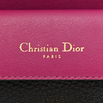 Christian Dior Bullcalf Mini Be Dior Flap Black Fraise 9 of 18
