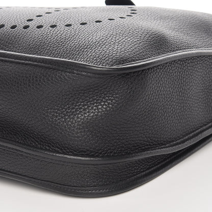 Hermes Taurillon Clemence Evelyne III GM Black 6 of 11
