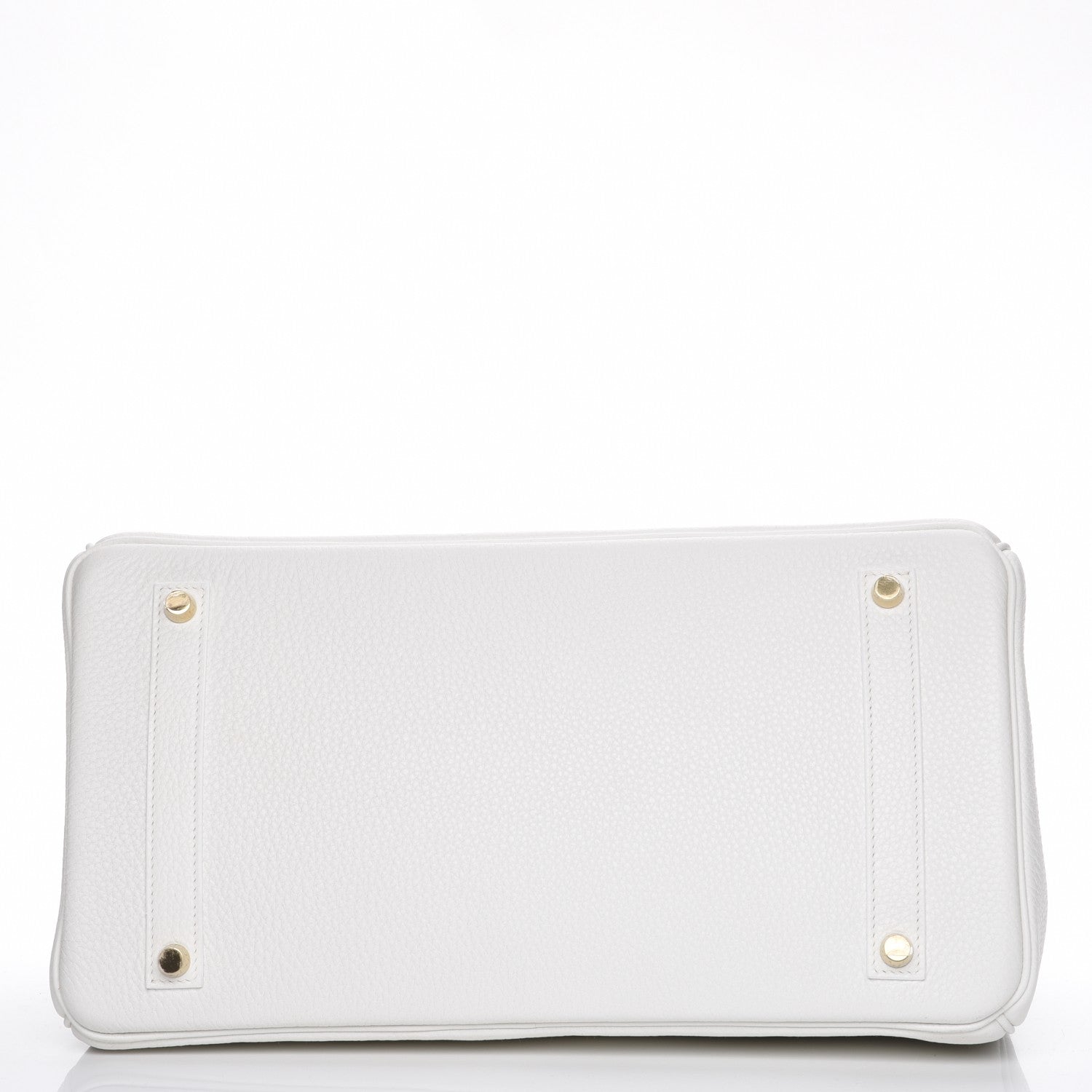 Hermes Taurillon Clemence Birkin 35 White 5 of 27
