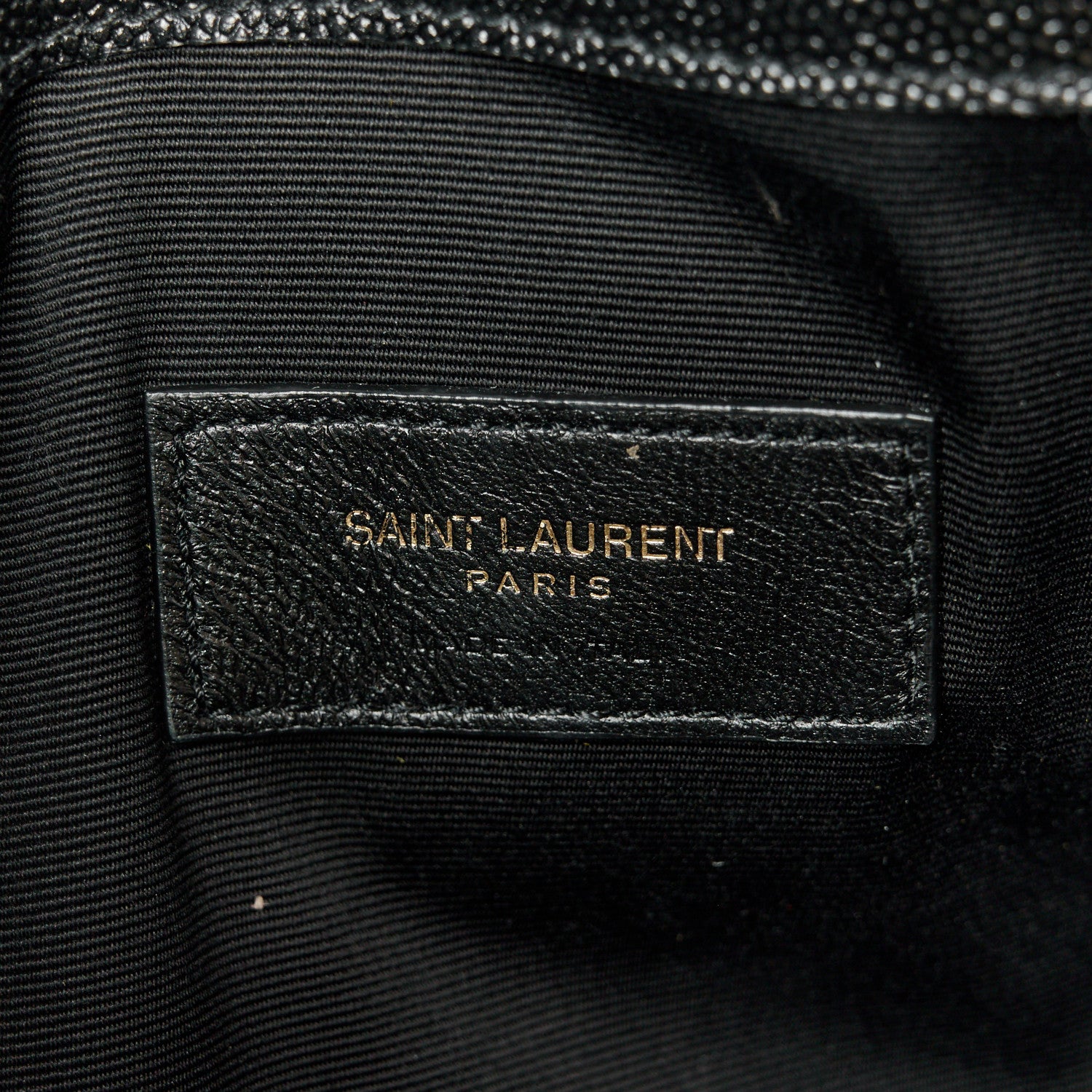 Saint Laurent Grain De Poudre Uptown Pouch Black 6 of 8