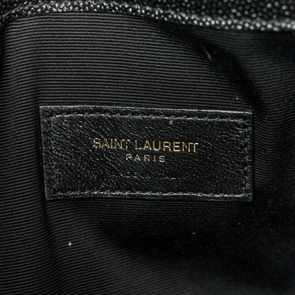 Saint Laurent Grain De Poudre Uptown Pouch Black 6 of 8