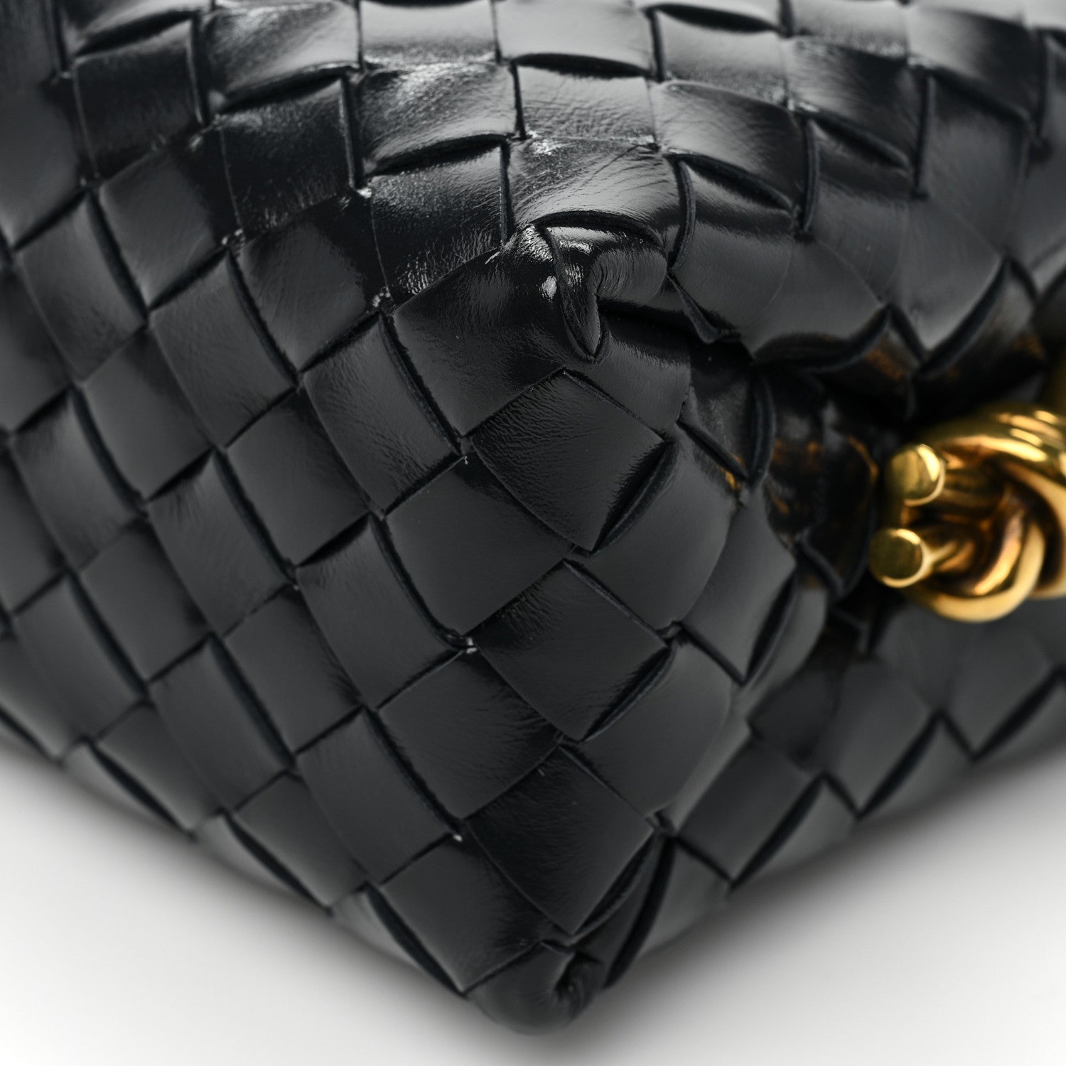 Bottega Veneta Polished Nappa Intrecciato Knot Small Loop Crossbody Bag Space 8 of 8