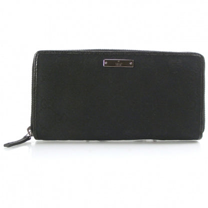 Gucci Black Signature Monogram GG Wallet 1 of 8
