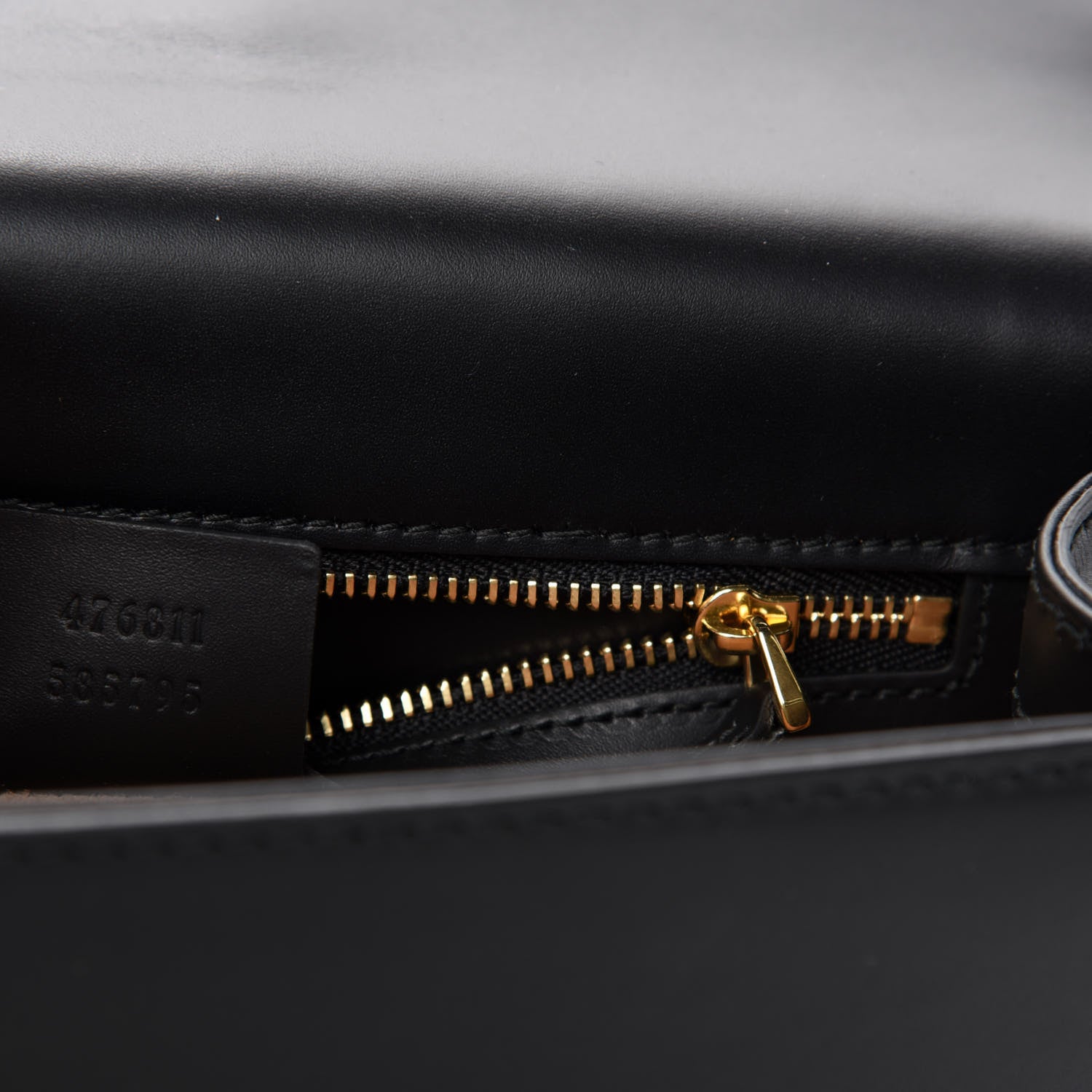Gucci Calfskin Sylvie Belt Bag Black 9 of 10