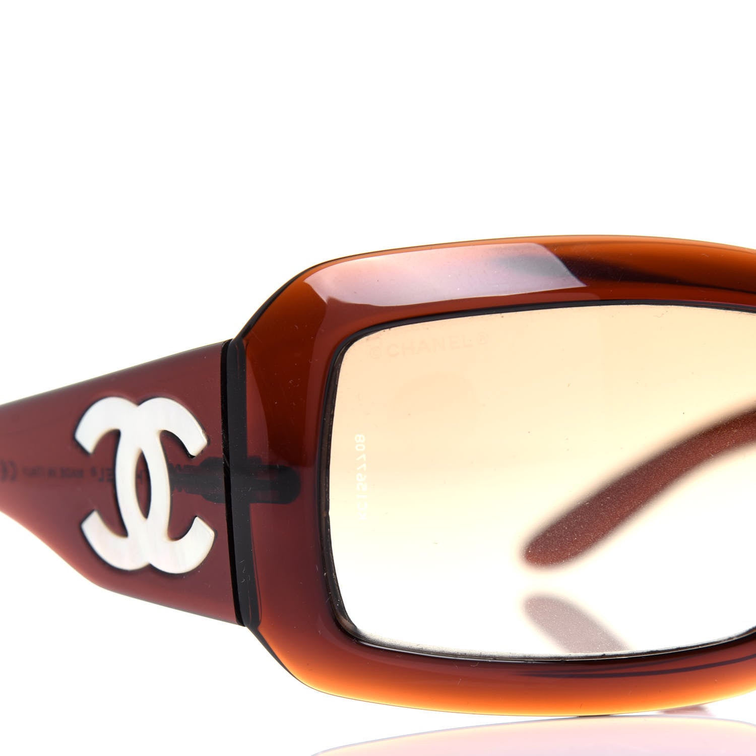 Chanel Mother of Pearl Sunglasses 5076-H Brown 7 of 8