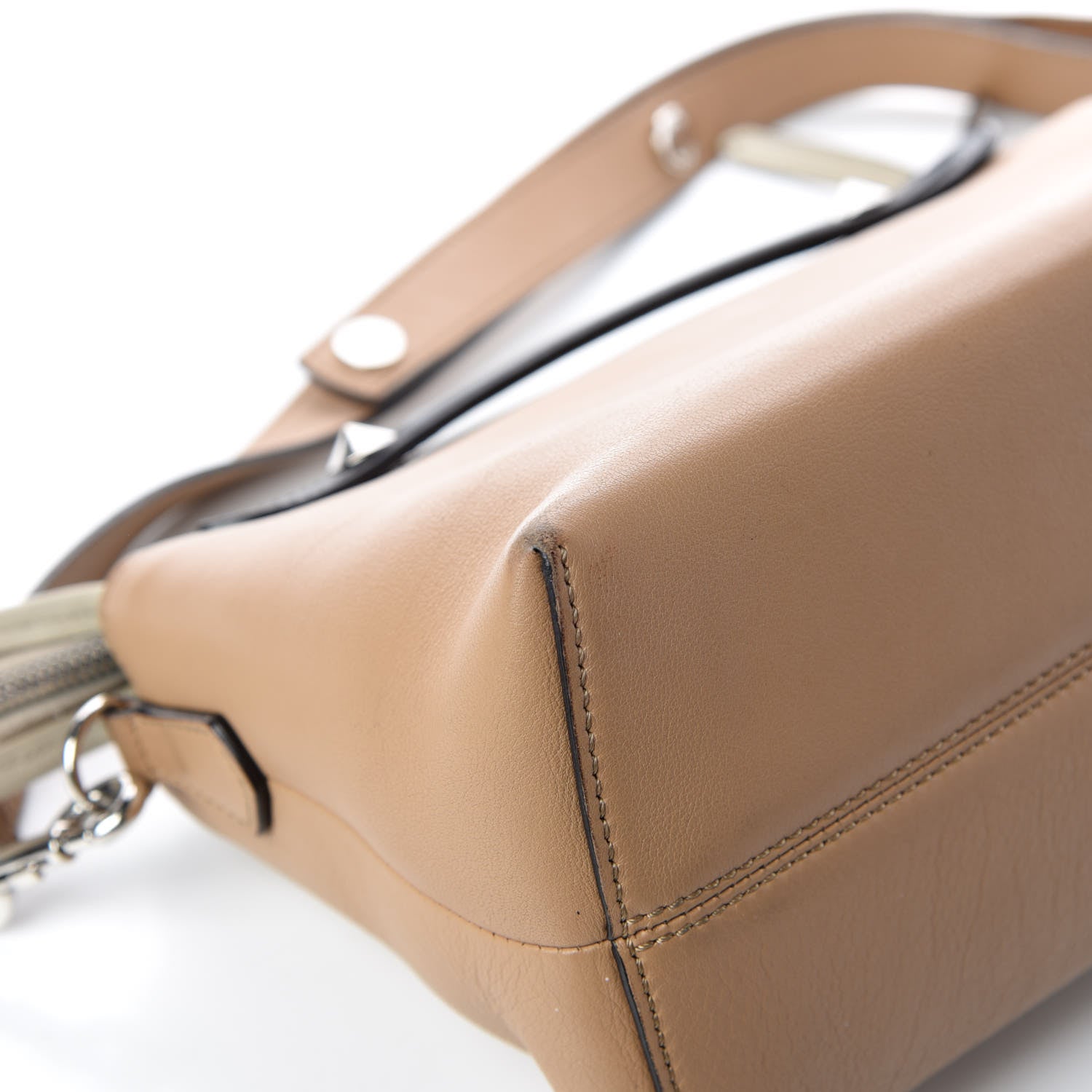 Fendi Vitello Dolce 4 Color Medium By The Way Boston Bag Sand Grano Multicolor 13 of 14