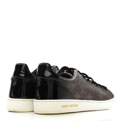 Louis Vuitton Patent Monogram Frontrow Sneakers 40 4 of 12