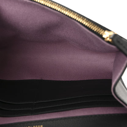 Versace Grained Calfskin La Medusa Crossbody Bag Black 5 of 9