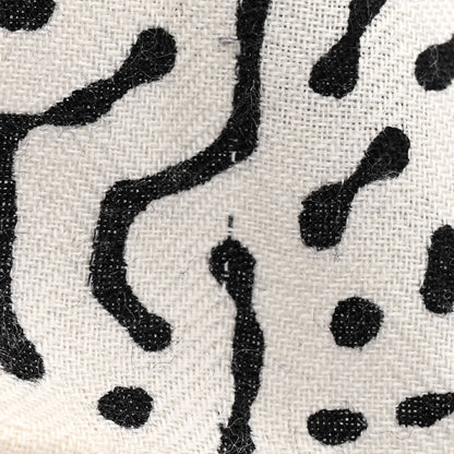 Hermes Silk Cashmere Clair De Lune Shawl 140 Black White 5 of 5