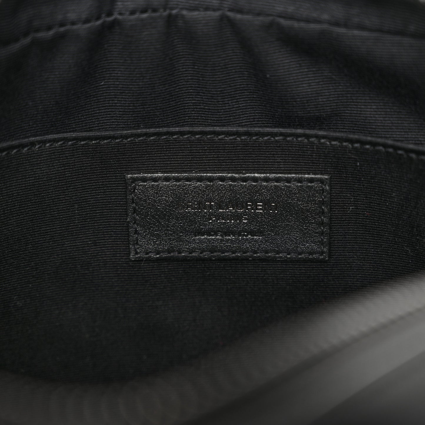 Calfskin Matelasse Monogram Monochrome Lou Camera Bag Black