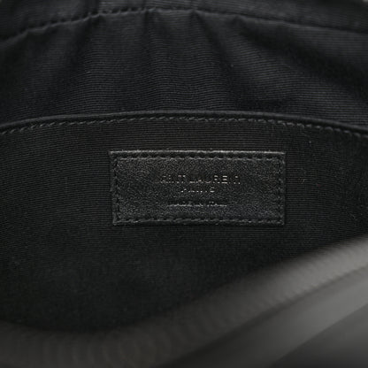 Saint Laurent Calfskin Matelasse Monogram Monochrome Lou Camera Bag Black 6 of 12