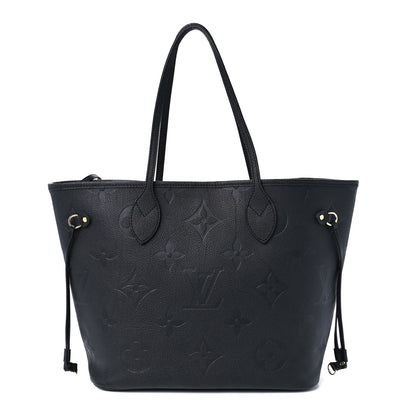 Louis Vuitton Empreinte Monogram Giant Neverfull MM Black 3 of 12
