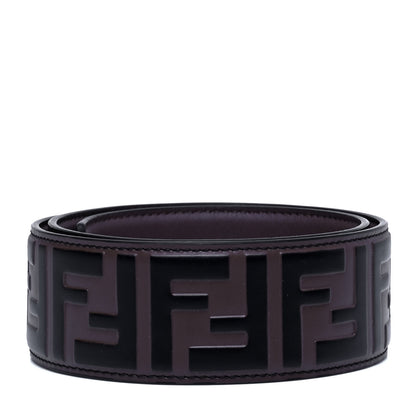 Fendi Vitello Century Bi-Color FF 1974 Embossed Strap You Maya Black 2 of 6