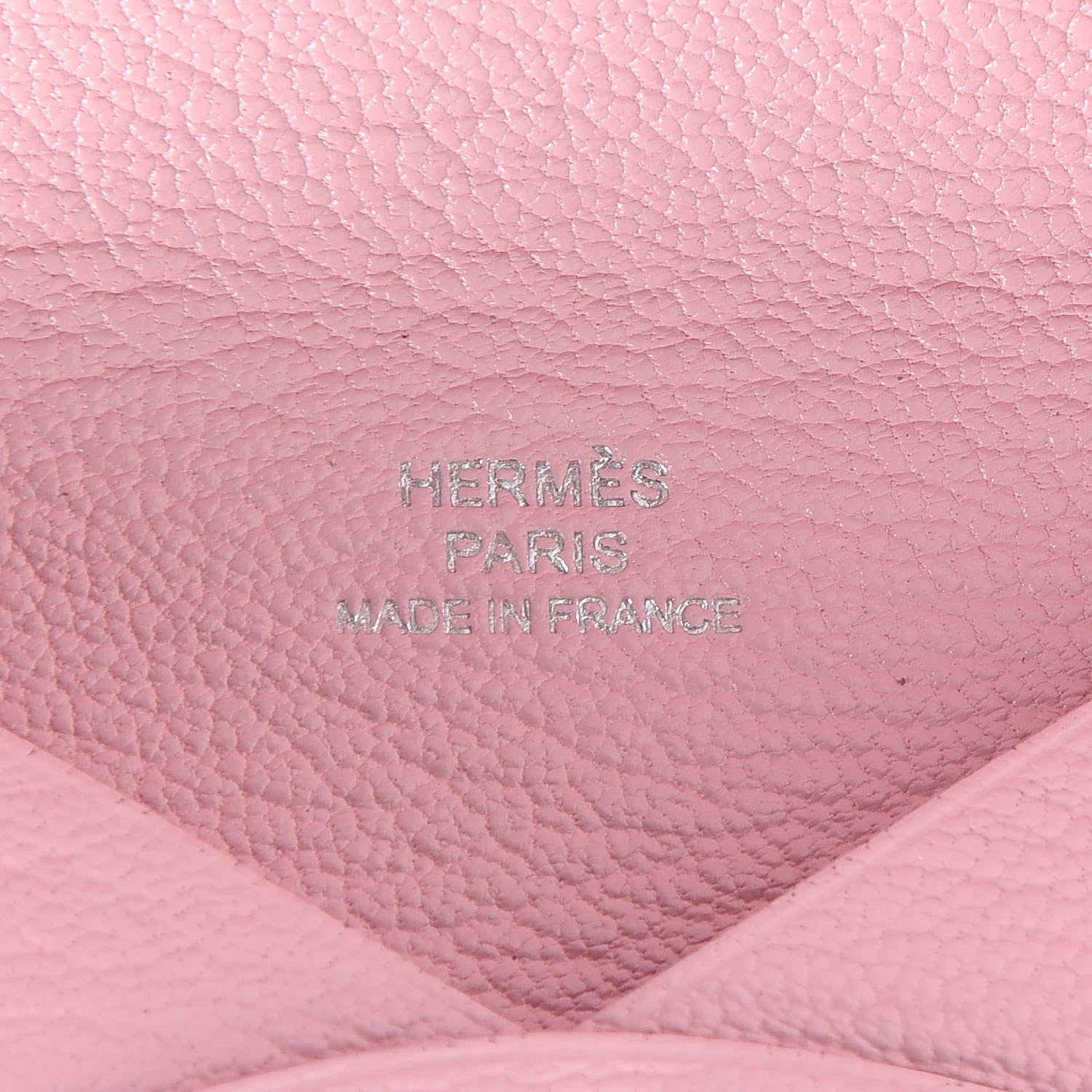 Hermes Chevre Mysore Calvi Card Case Rose Sakura 6 of 8