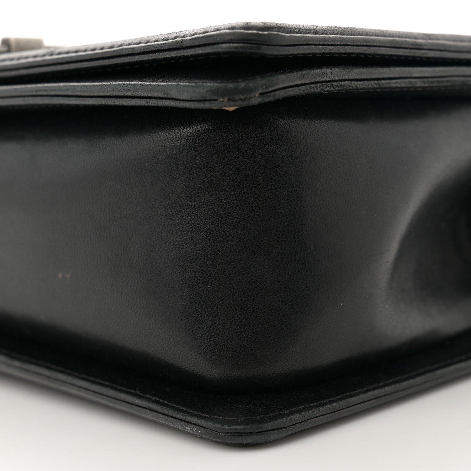 Chanel Lambskin Quilted Medium Boy Flap Black 10 of 13
