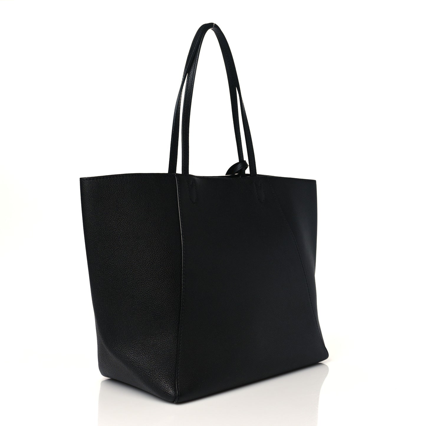 Calfskin Lockme Cabas Black