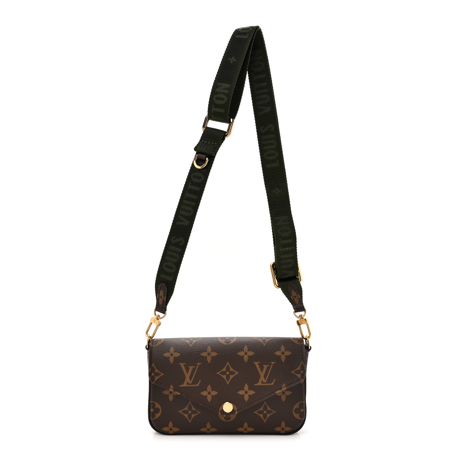 Louis Vuitton Monogram Felicie Strap & Go Kaki 1 of 9