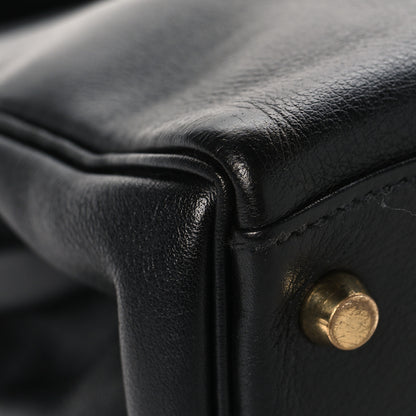 Hermes Evercalf Kelly Retourne 28 Black 9 of 15