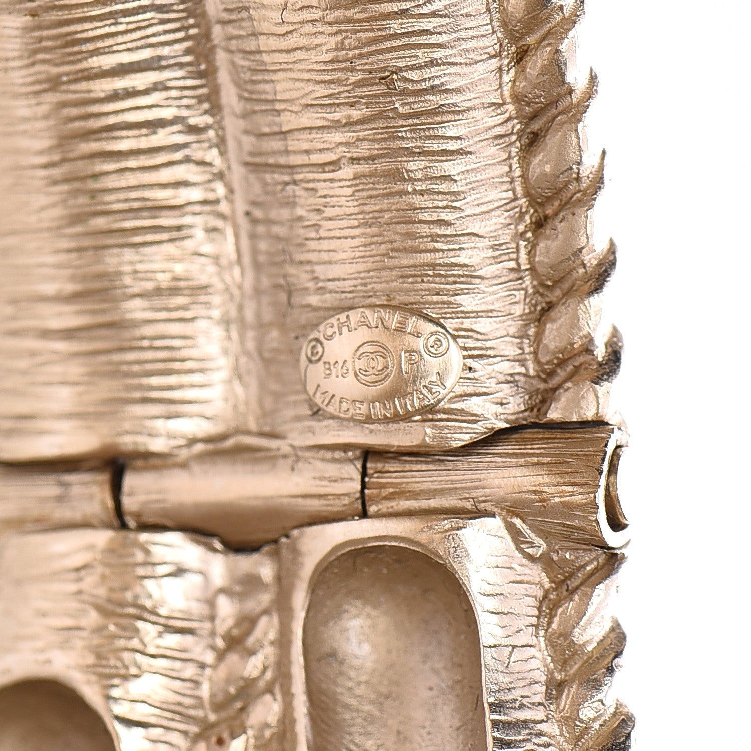Chanel Pearl CC Cuff Gold 5 of 5