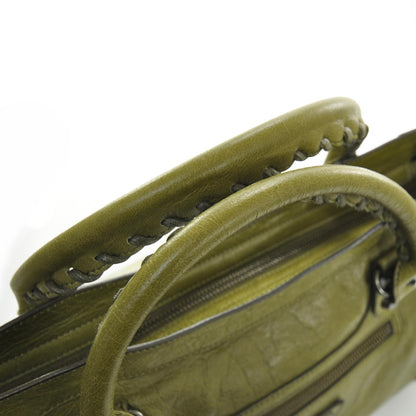Balenciaga Chevre City Dolma Green RH 6 of 11