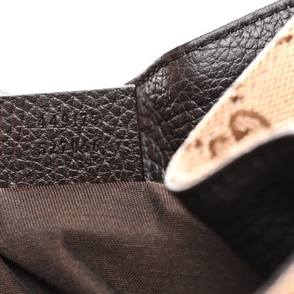 Gucci Monogram Dollar Calfskin O Drawstring Backpack Beige Ebony Testa di Moro Dark Chocolate 7 of 10