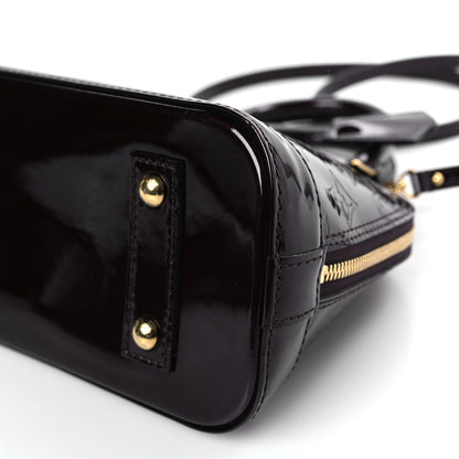 Louis Vuitton Vernis Alma BB Amarante 8 of 8