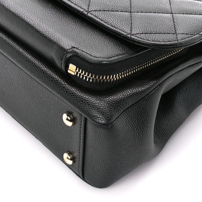 Chanel Caviar Quilted Medium Business Affinity Flap Black 12 of 14