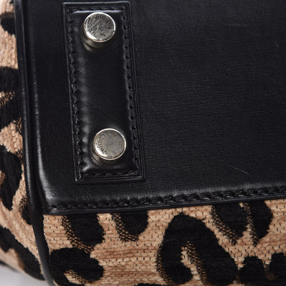 Louis Vuitton Jacquard Velvet Leopard Print Stephen Sprouse Baby Bag 13 of 17