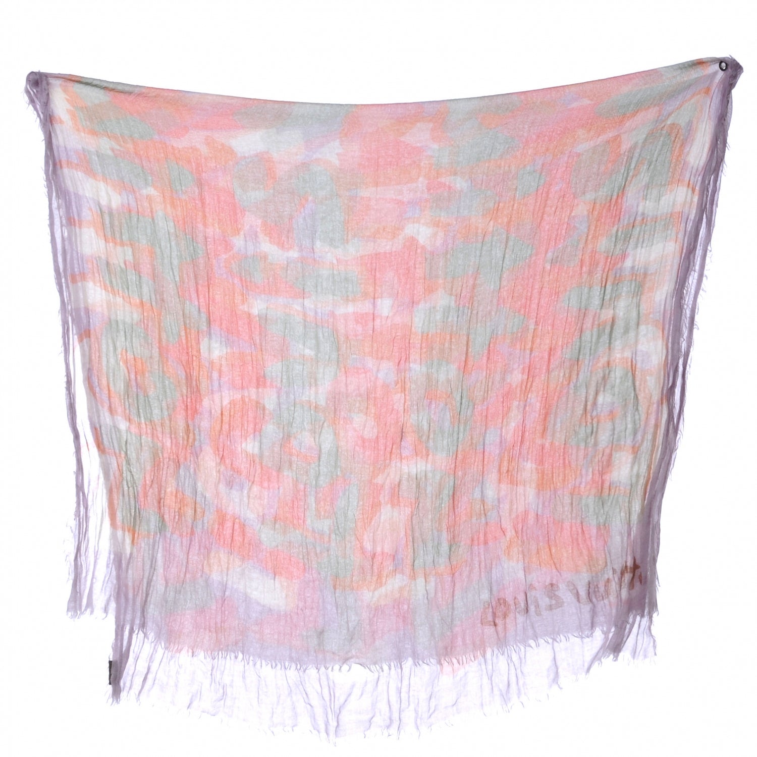 Louis Vuitton Cashmere Silk Graffiti Stole 2 of 7